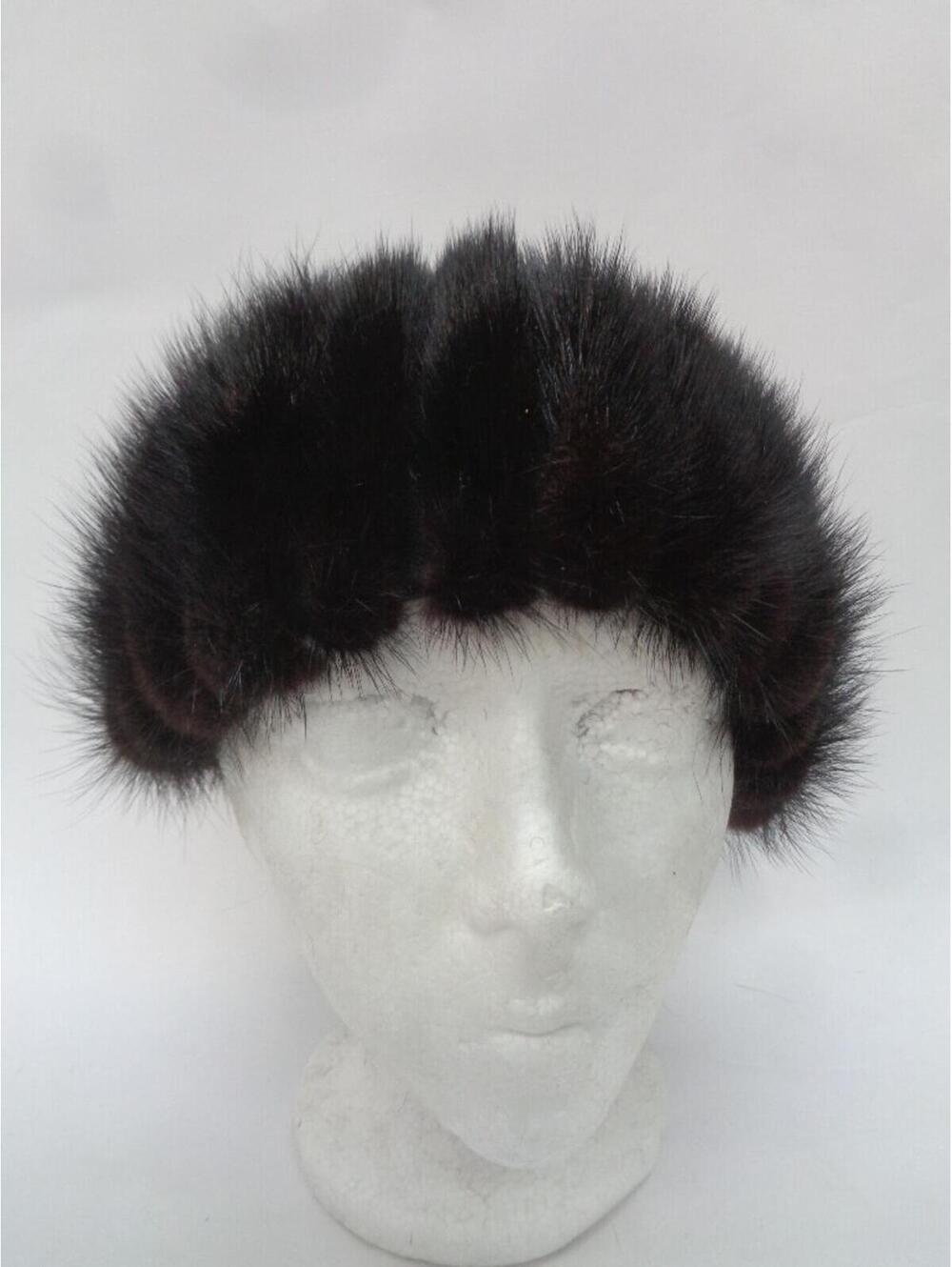 SCRAP ITEM: DARK RANCH MINK FUR HAT